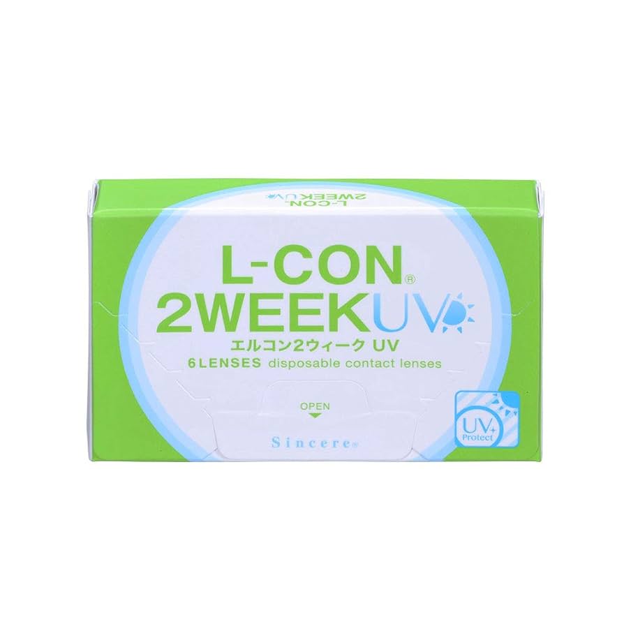 Amazon | [6枚入り] クリアコンタクトレンズ エルコン2Week UV